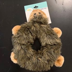 ZippyPaws Loopy-Hedgehog Plush Dog Toy 6 Squeakers